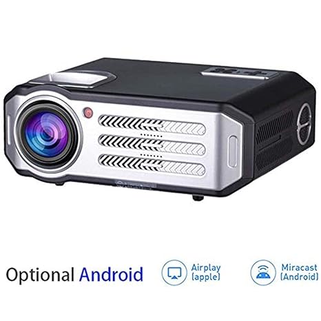 MNJR Proyector Proyector HD LED, Bluetooth WiFi 3500 lúmenes 1080P ...