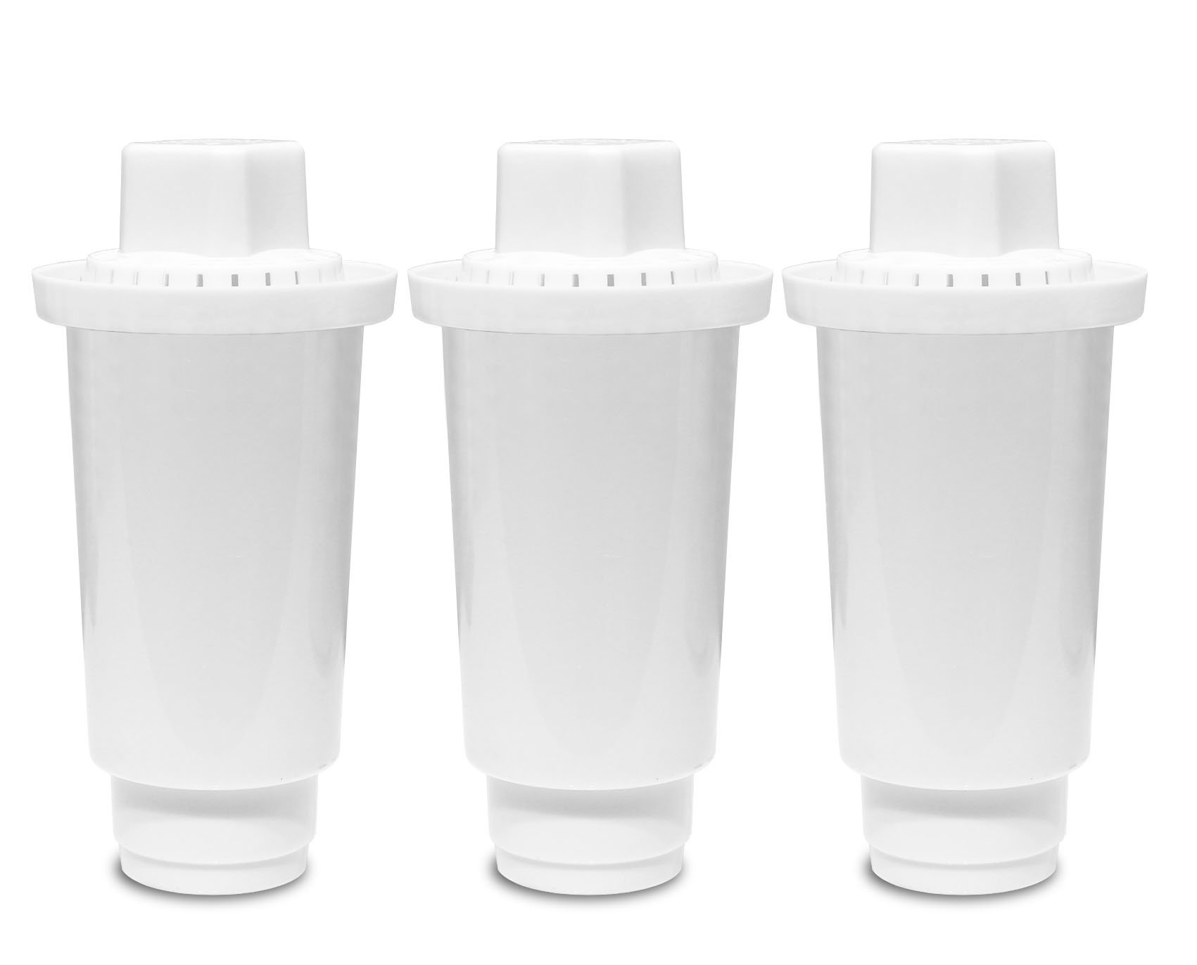 Replacement Water Filters, Alkaline Water Filter Replacement, Ionized Water Filter Cartridge, Reduce Chloride, Hard Metals, Increase pH,7 Stage, Used for Pitcher - 3-Pack