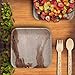 CaterEco Round Palm Leaf Plates Set |(Pack of 200)| Dinner Plates | Ecofriendly Disposable Dinnerware | Heavy Duty Biodegradable Party Utensils for Wedding, Camping & More