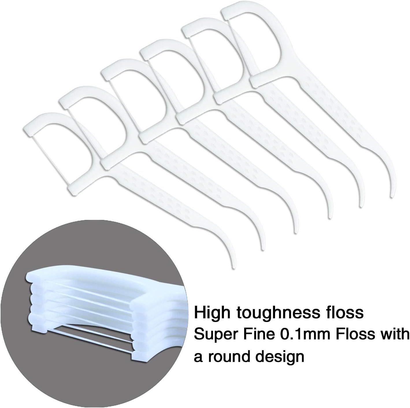 Dental Floss Picks-150 Pieces Disposable Flossers Dental Care Floss Picks Dental Teeth Cleaning Remove Plaque and Food (3 Boxes) - Image 5