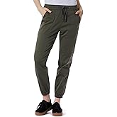 Unionbay Womens Soft Stretch Sateen Drawcord JoggerPants