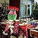 Shindel Christmas Hat, Christmas Elf Hat with Bells Santa Hat Xmas Holiday Hat, Holiday Party Supplies