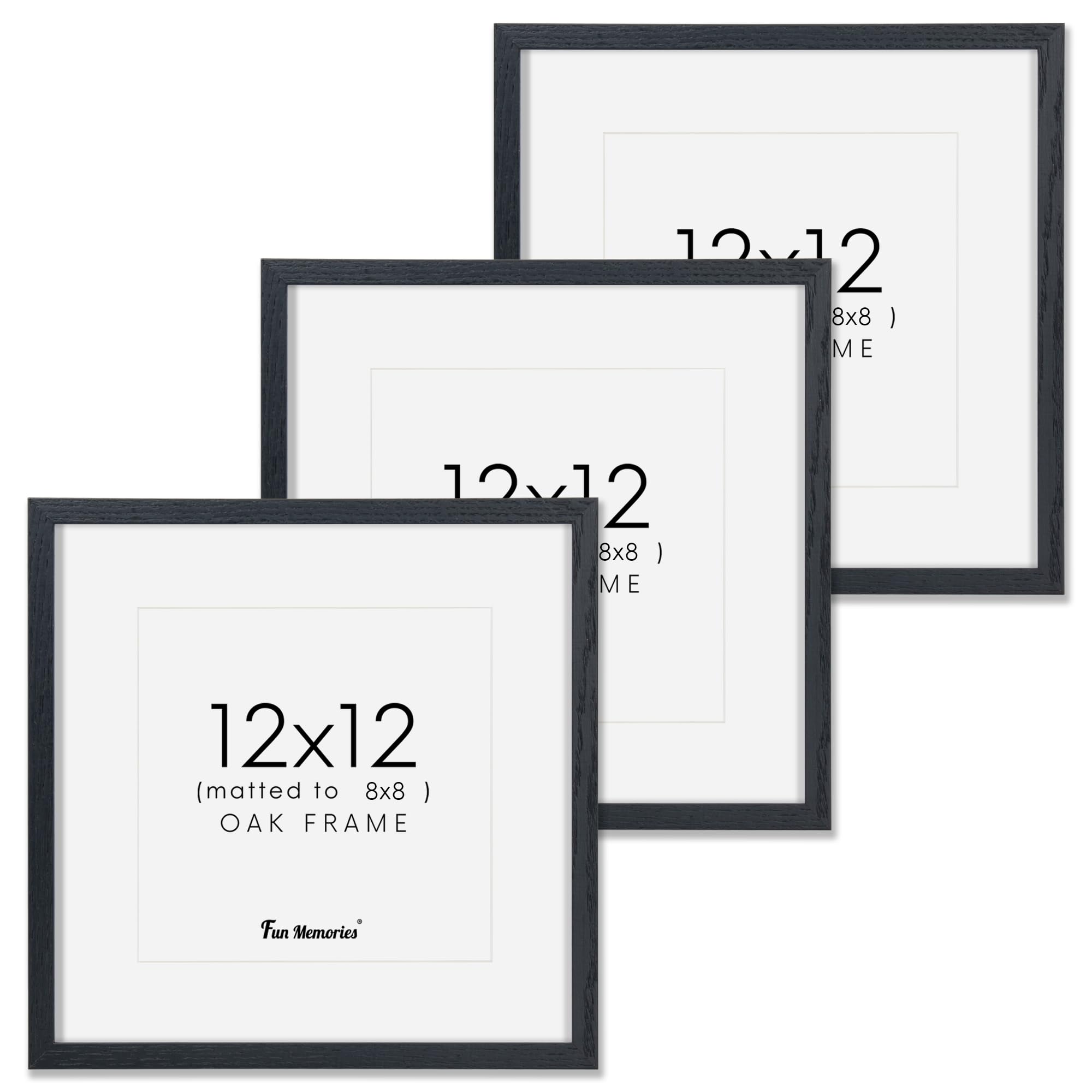 Oak Wood 12x12 Picture Frames in