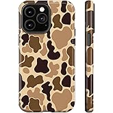 for iPhone 16 Pro Case,Duck Camo,Dual Layer Soft TPU Hard PC Bumper