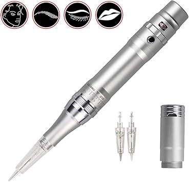 Guapa Trucco Permanente Senza Fili Penna Per Macchina Ombre Polvere Sopracciglia Microblading Ombreggiatura Eyeliner Labbro Microshading Tatuaggio Trucco Permanente Macchina D Argento Amazon It Bellezza