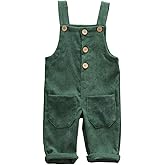 Ledy Champswiin Infant Boy Girl Overalls Gender Neutral Baby Solid Color Clothes Suspender Pants