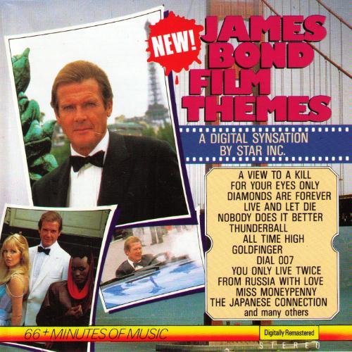 Original album cover of James Bond Film Themes: A Digital Synsation By Star Inc. by James Bond themes