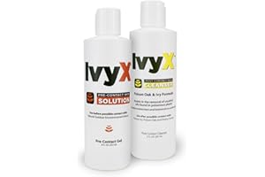CoreTex Ivy X Pre & Post Poison Ivy Treatment Combo Kit - 8oz Bottles of Rash Prevention & Treatment to Protect Against Itching - Also Works on Poison Oak & Sumac Oils