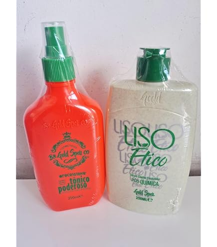 Tonico Poderoso Gold Spell - Traitement Capillaire Anti-chute 250 Ml, à L'huile D'argan