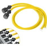 PrimeMach Yellow Light Cord(2-Pack) Compatible with Select AeroPilates reformers|Low Resistance Replacement Cord for Pilates Reformer Machines &ndash; Durable, Easy-Install &amp; Smooth Performance