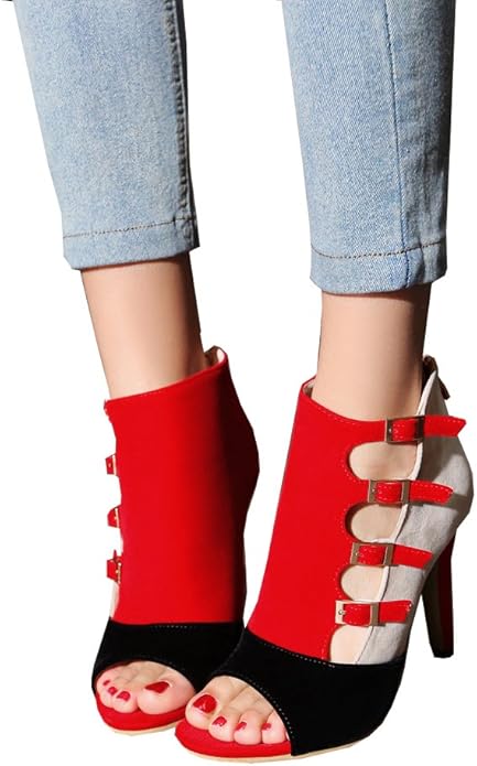 multi colored dress sandals