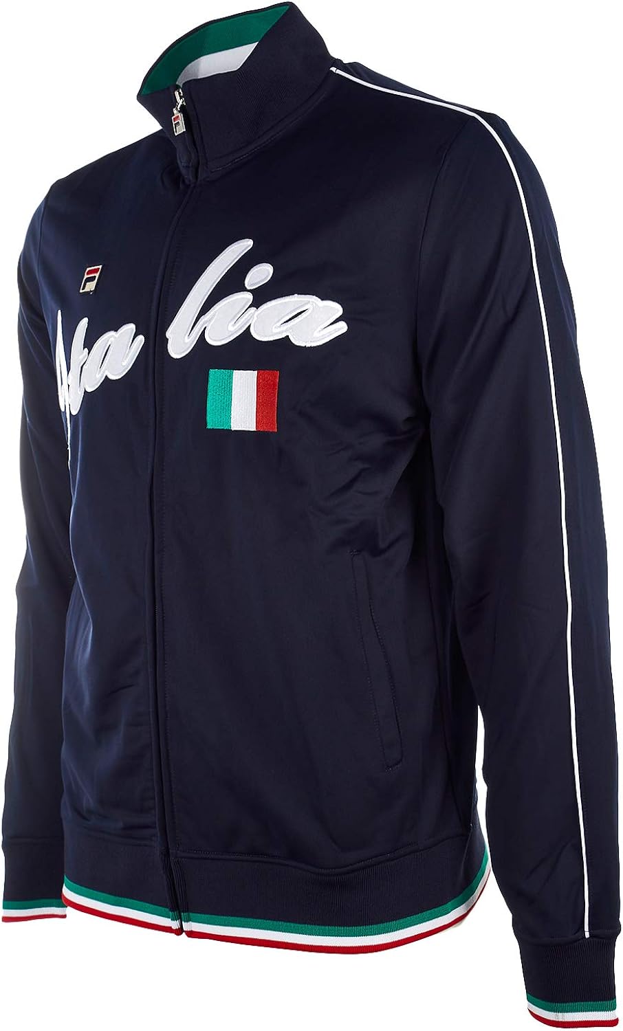 Fila Mens Italia Fitness Workout Track Jacket Navy XL at  Men’s Clothing store