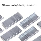 ASNOMY Box 10000Pcs Staples 24/6mm for Stapler Steel Iron Silver view 4