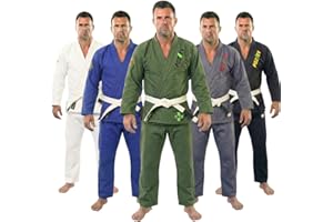 POZTEV Brazilian Jiu Jitsu Gi for Men & Women BJJ Gi Grappling Kimonos Preshrunk Lightweight Fabric Martial Arts Uniform