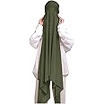 Lina & Lily Muslim Chiffon Instant Hijab Head Scarf with Matching Tie Back Jersey Undercap