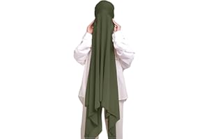 Lina & Lily Muslim Chiffon Instant Hijab Head Scarf with Matching Tie Back Jersey Undercap