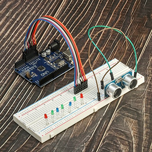 DEYUE Solderless Prototype Breadboard | 1x830 tie in point Breadboard 2x400 tie in points Circuit boards 6x170 tie points Mini Modular breadboard Kit - Thumbnail 5