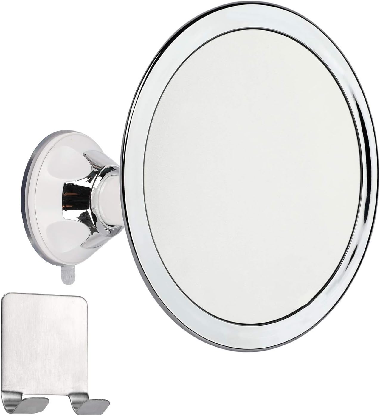 Houseables Shower Mirror for Shaving, Fogless, Makeup, 2X Magnified, 6.