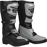 FLY Racing Men's Maverik LT Motocross Dirt Bike Boots, CE EN13634 | Articulated Ankle, Quick-Lock Buckles, Rubber Heat Shield, Lugged Outsole