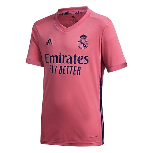Real Madrid Away Youth Soccer Jersey- 2020/21 (Youth X-Large) Pink