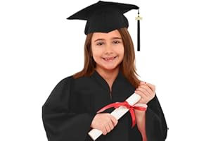 2026 Kids Graduation Cap and Gown Set 4 Piece Preschool & Kindergarten Graduation Outfit for Boys & Girls