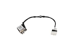 GinTai DC Power Jack Connector Socket Flex Cable Replacement for Dell Latitude 3340 3350 50.4OA05.011 0GFNMP P47G P47G001 P47