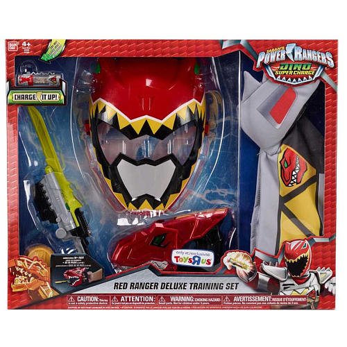 red ranger deluxe training set