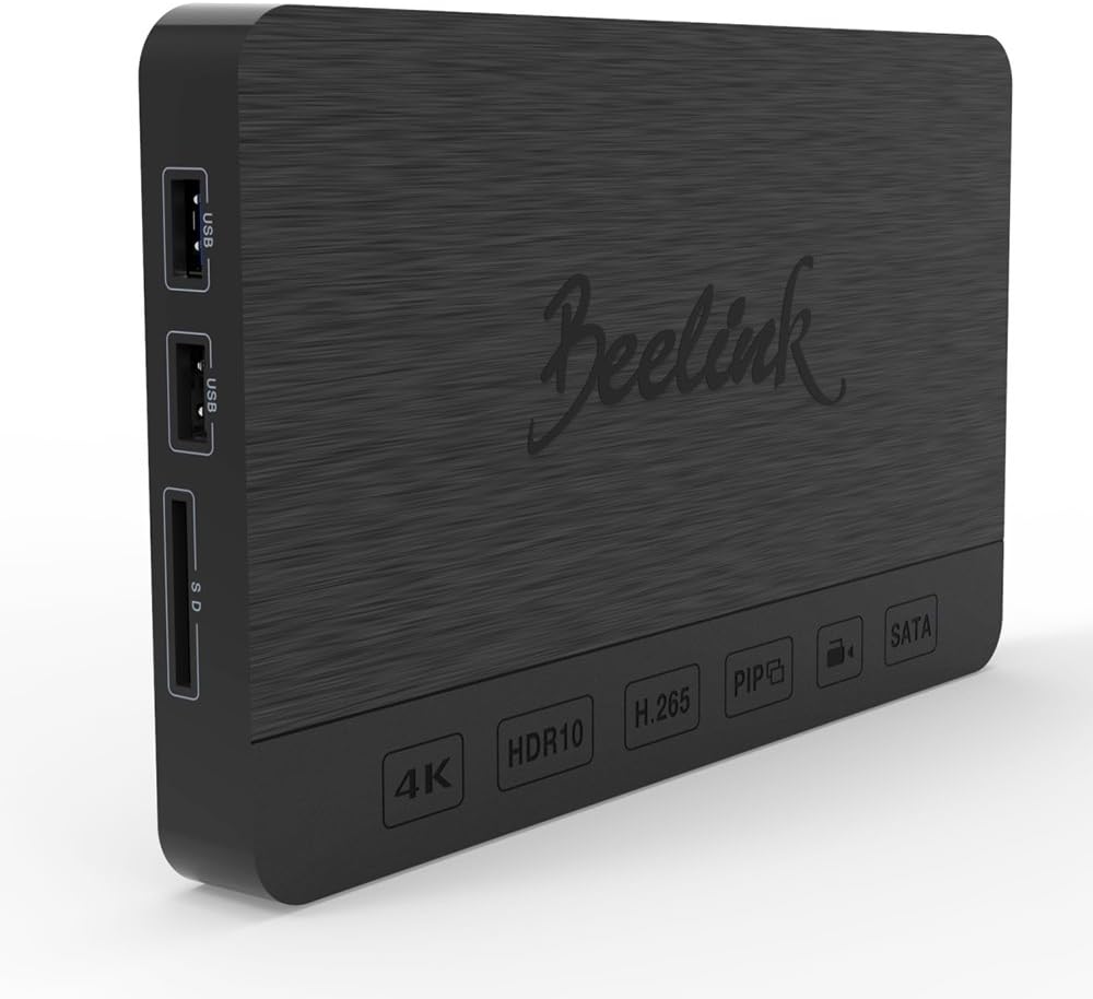 Beelink SEA I Android 6.0 TV Box with Realtek 1295DD Chip, DDR4 2GB eMMC 16GB HDMI IN PIP and SATA Hard Disk 1000Mbps LAN Wifi 2.4G+5.8G Smart TV BOX
