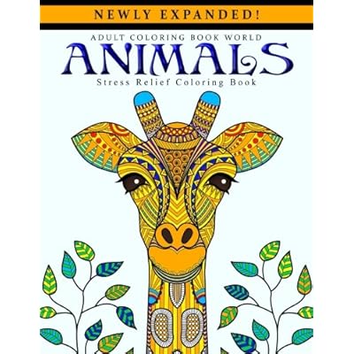 Download Buy Adult Coloring Books Animals Stress Relief Coloring Book Paperback December 3 2015 Online In Indonesia 1519684126