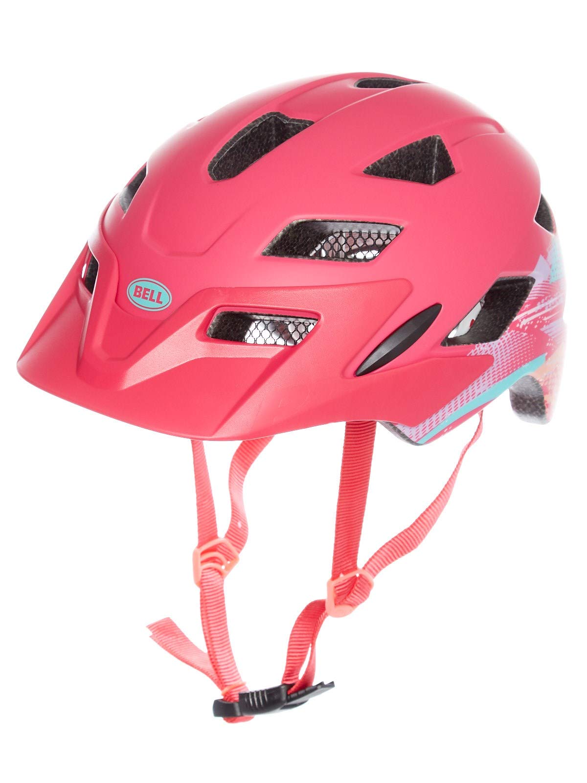 BELL Kids' Sidetrack Cycling Helmet, Gnarly Matte Berry, 47-54 cm