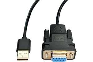DSD TECH SH-RS232G USB to Serial DB9 Female Cable Built-in FTDI FT232RL Chip