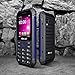 BLU Tank Xtreme 2.4 - Water and Shock Resistant Phone -1,650mAh Battery- Black/Blue