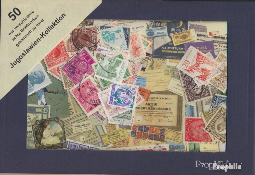 Prophila Collection Yugoslavia 50 various stamps (Stamps for collectors)