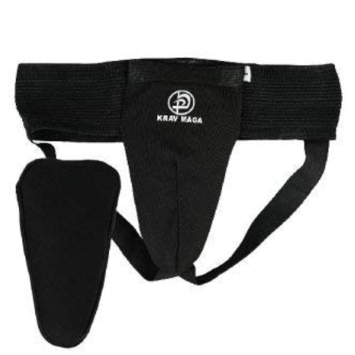 Krav Maga Black Ladies Elasticated Cotton Groin Guard W/ Cup (Large)