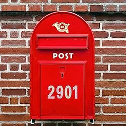 Reflective Mailbox Numbers for Outside, 4 Sets