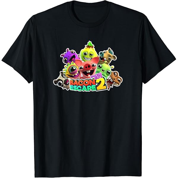 Amazon.com: Bacon Escape - Official T-Shirt : Clothing, Shoes
