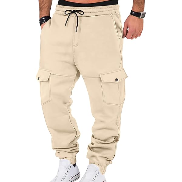 Amazon.com: Winter Tex Mens Long Cargo Pants Sweatpants Truck