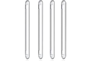 UNITICBER Clear Furniture Bumpers Silicone Rubber Wall Protector from Chair Back Rail Adhesive Chair Wall Protector for Door Knobs, Washer Door, Shower Door, Cabinet Door, Car Door Guards Edge