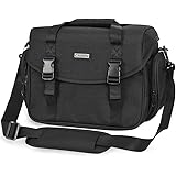 CADeN Camera Bag Case Shoulder Messenger Bag with Tripod Holder Compatible for Nikon, Canon, Sony, DSLR SLR Mirrorless Camera