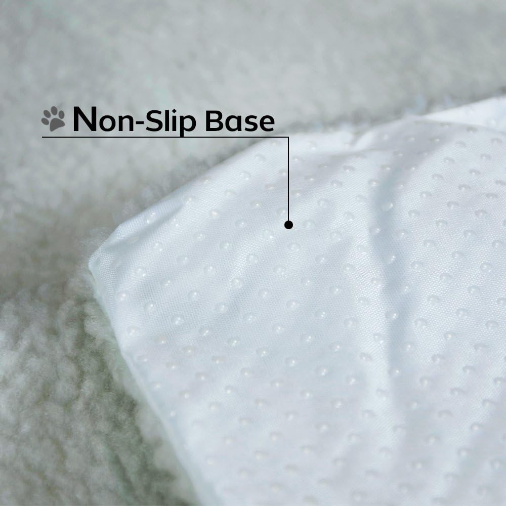 PARTYSAVING Self Heating Snooze Pad Pet Bed Mat for Pets Cats, Dogs and Kittens for Travel or Home, APL1344, White : Pet Supplies