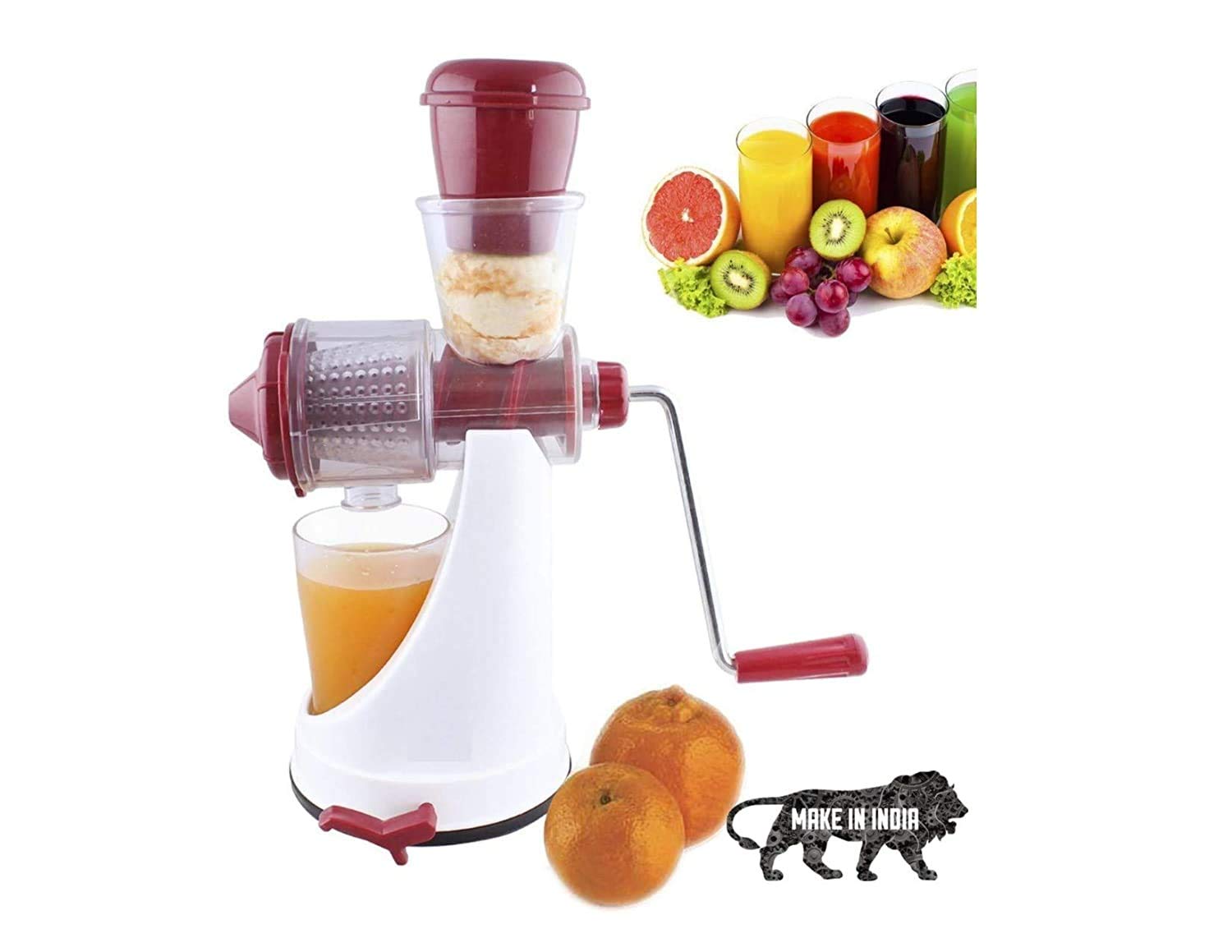 Buy JS Shopee Fruit & Vegetable Manual Juice Machine with Steel Handle