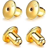 Catinee 925 Sterling Silver Earring Backs,Hypoallergenic Earring Backs Apply to Earring Back for Droopy Ears