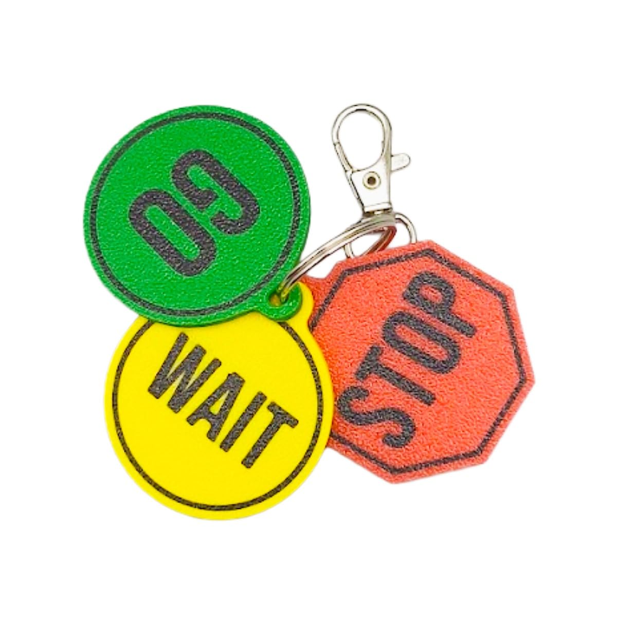Traffic Light Communication Keychain | Stop, Wait, Go Visual Aid for Autism & ADHD | Tool for Autism Friends SEN School and Education Equipment Zones Of Regulation