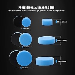 ZFE Car Foam Drill Polishing Pad Kit, 44Pcs 1inch