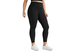 CRZ YOGA Butterluxe Plus Size Leggings 25" - High Waisted Buttery Soft Spandex Workout Casual Pants for Women 3X 4X