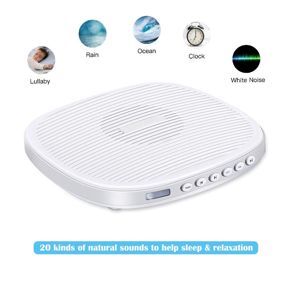 Amazon.com: Máquina de ruido blanca, máquina portátil de ...