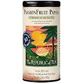 The Republic of Tea – PassionFruit Papaya Black Tea Bags, Naturally Caffeinated, 50 Servings