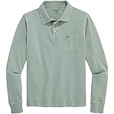 Vineyard Vines Boys Boys Surf Long-Sleeve Garment-dye Polo