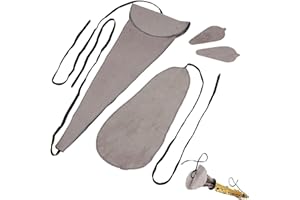 Heyaxdin 4-Pack Saxophone Clarinet Care Bundle, Cloth Kit for Alto/Tenor Sax, Clarinet & Flute | Woodwind Instrument Maintena