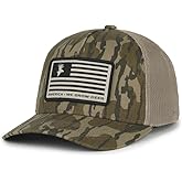 Rural Cloth America We Grow Deer Adjustable Snapback Hat